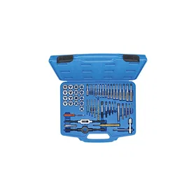 BGS Technic 70105 Tap and Die Set 1/4"-1/2" 56pcs