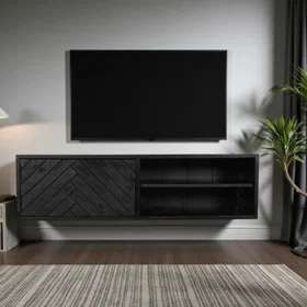 Alvera Meuble TV Bois 120cm