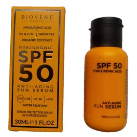 Biovene Hyaluronsyre Anti-Aldring Solserum SPF50 30ml