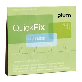 Plum QuickFix Detekterbar Lång Påfyllning Plåster 30st