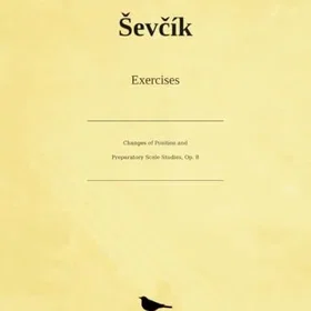 Ševčík Positionsskiften och förberedande skalstudier, Op. 8