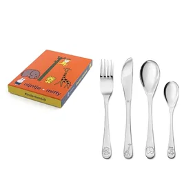 Zilverstad Miffy Zoo Bestick 4-piece