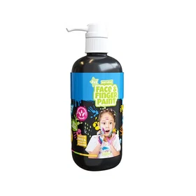Natural Ansikts- og fingerfarge Svart 1000ml
