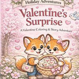 Todd and Trixie's Holiday Adventures: Valentine Surprise Färgläggningsbok