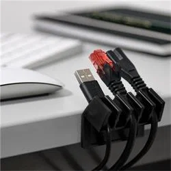 Goobay 5 Slots Cable Holder 2-pack