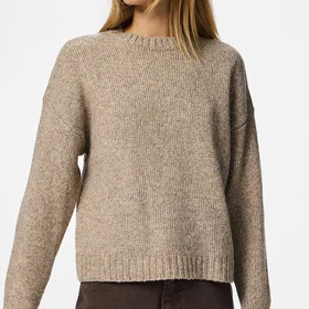 PC pieces pcJimma LS O-neck Cuff Knit (Dam)