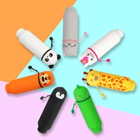 Legami Étui à stylos Giraffe Kawaii Jaune
