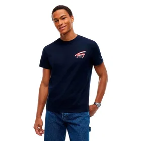 Tommy Jeans Regular Signature Kortärmad T-shirt (Herr)