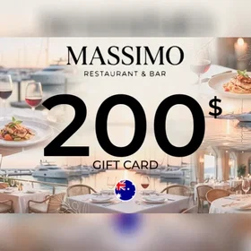 Massimo Restaurant & Bar Gift Card 200 AUD