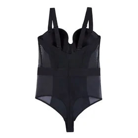 DKNY Sheers Cupped Strapless Bodysuit (Kvinnor)