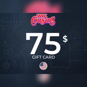 W.W. Cousins Gift Card 75 USD