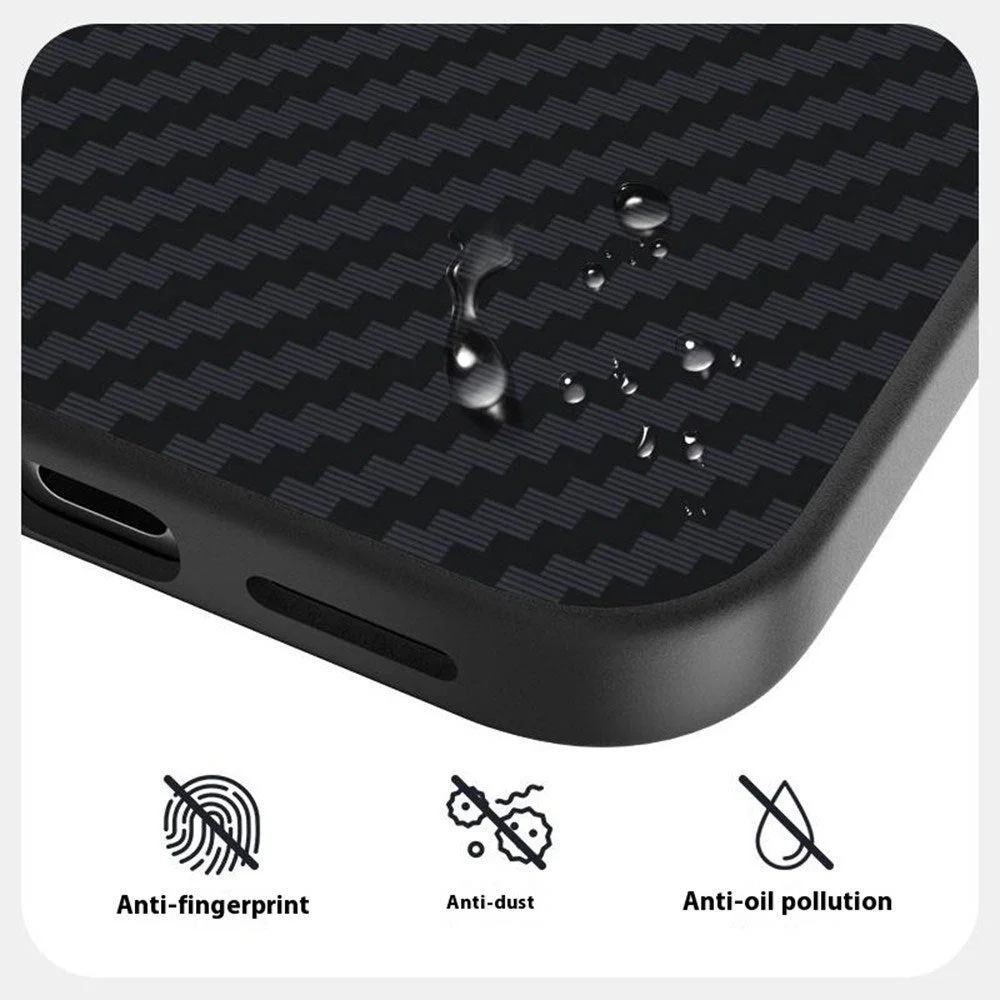 ABEEL Hybrid Case with Carbon Fiber Structure for iPhone 18 Pro/17 Pro