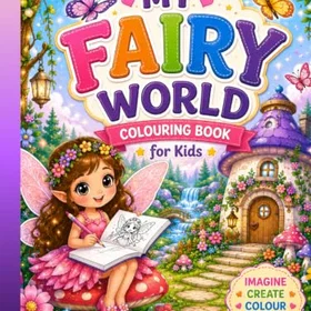 My Fairy World Färgläggningsbok