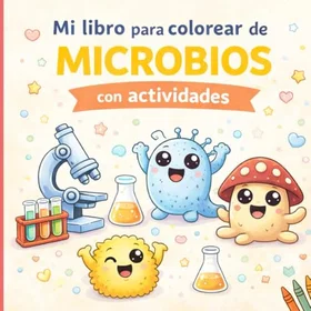 Mi Libro Para Colorear De Microbios Con Actividades Färgläggningsbok