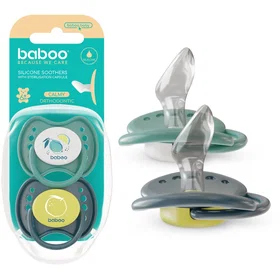 Baboo Lagoon Fiesta Silicone Pacifier 6-12m 2-pack