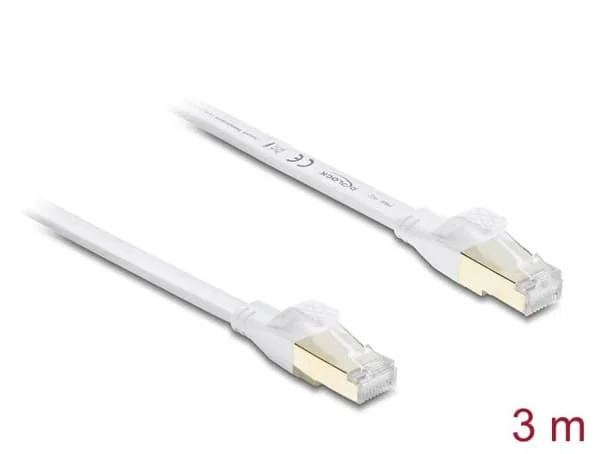 DeLock U/FTP Cat8.1 Flat Network Cable 3m