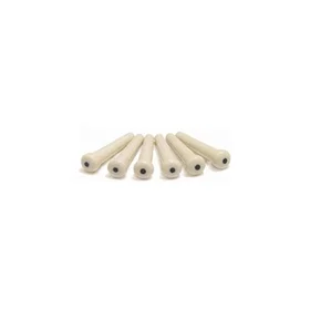 Graphtec PP-1122-00 T-Style Bridge Pins White w/Bk Pearl Inlay