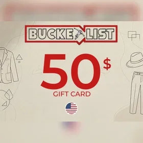 Bucketlist Gavekort 50 USD