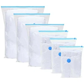 vidaXL Storage Bag Transparent 100x80cm 20 pcs