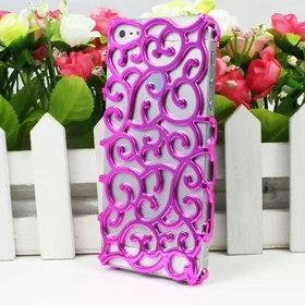 Ringlande Hårdt Etfodral med Ringande Blommor för iPhone 5/5S/SE