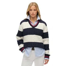 Superdry Oversized Cable Sweater (Dam)