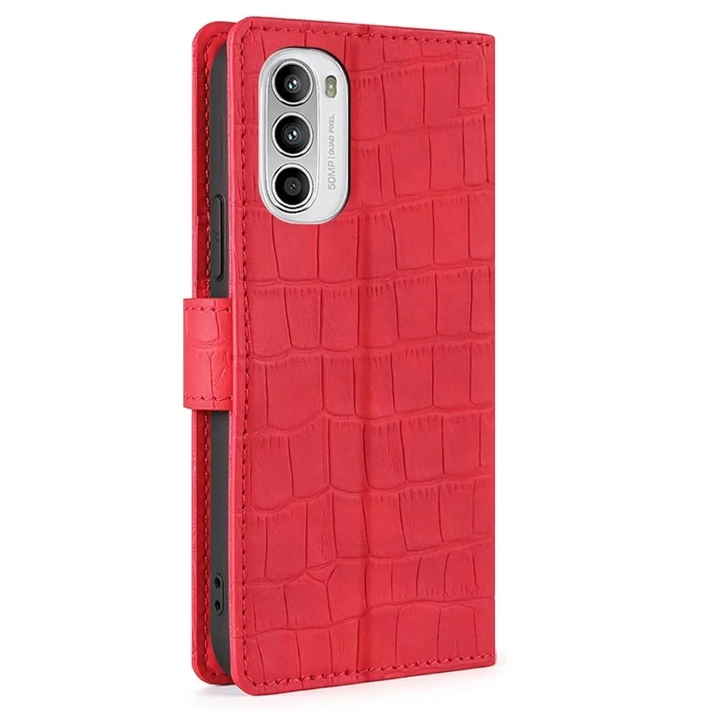 Croco Case for Motorola Moto G82/Moto G52
