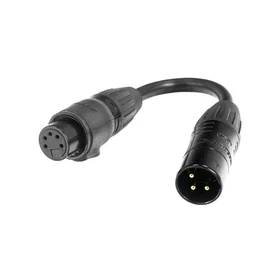 American DJ 3-pin manlig till 5-pin honlig DMX Adapterkabel