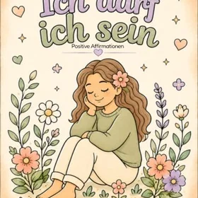 Independently Ich darf ich sein – Positive Affirmationen zum Ausmalen Färgläggningsbok