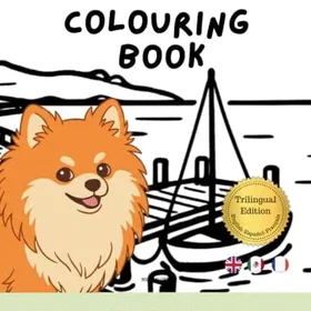 Nova The Pomeranian Outdoor Adventures Färgläggningsbok för Barn