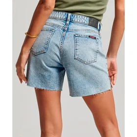 Superdry Vintage Mid Rise Cut Off Shorts (Femme)