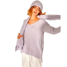 ME Elena V Neck Sweater (Dam)