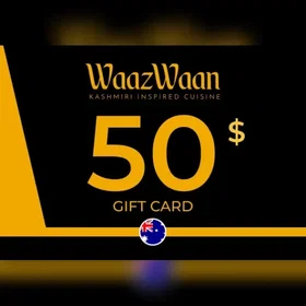 WaazWaan Gavekort 50 AUD