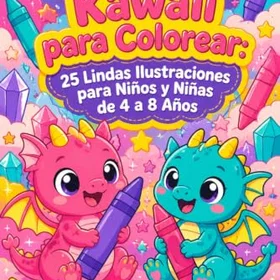 Dragones Kawaii para Colorear för Barn