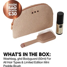 GHD Mini The All-Rounder Paddle Brush & Mini Bodyguard Presentpaket