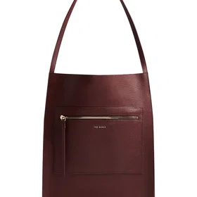 Ted Baker Tammila Nahkainen Olkalaukku