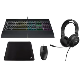 Corsair HS35 V2 Stereo + K55 PRO + M55-WIRED + MM250 XL