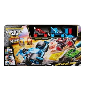 Monster Jam Monster Motors Rev Up Playset