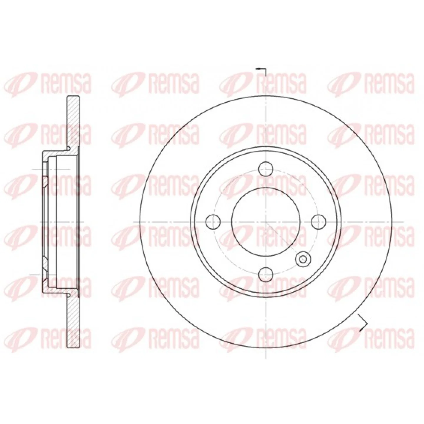 Remsa Brake Disc 6088.01
