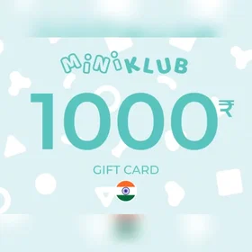 MiniKlub Presentkort 1000 INR