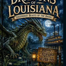 Dragons of Louisiana: Legendary Beasts of the Bayou Färgläggningsbok