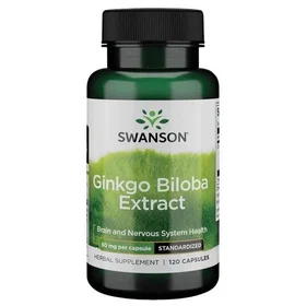 Swanson Ginkgo Biloba Extract 60mg 120 Kapslar