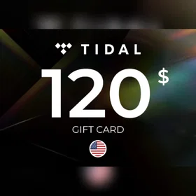 Tidal Gavekort 120 USD (US)