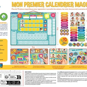 Clementoni Min Första Magnetiska Kalender 70-Piece 52917