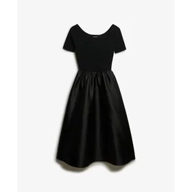 Superdry Lbd Woven Mix Midi Kjole