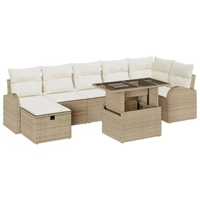 vidaXL Garden Sofa Set with Cushion 8 Pieces 3359768