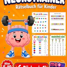 Neurotrainer Pusselbok för Barn 09798183665123