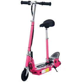 Homcom Folding Electric Kids Scooter Ride On Age 7-14