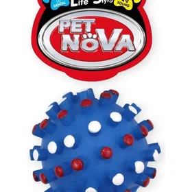 Pet Nova Vinyl ball med pigger for hund 8.5cm