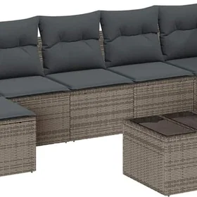 vidaXL Sofa Set with Cushion 8 Pieces 3346479