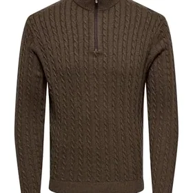 Only & Sons Loui Reg 12 Cabel Stickad Tröja (Herr)